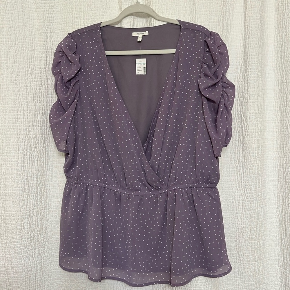 NWT Maurice’s Women’s Short Sleeve Top